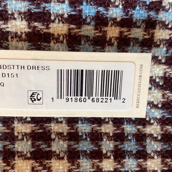 NWT Rebecca Taylor houndstooth dress - Picture 3 of 3